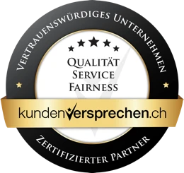 Gütesiegel des Schweizerischen Konsumentenbunds – vertrauenswürdiges Unternehmen